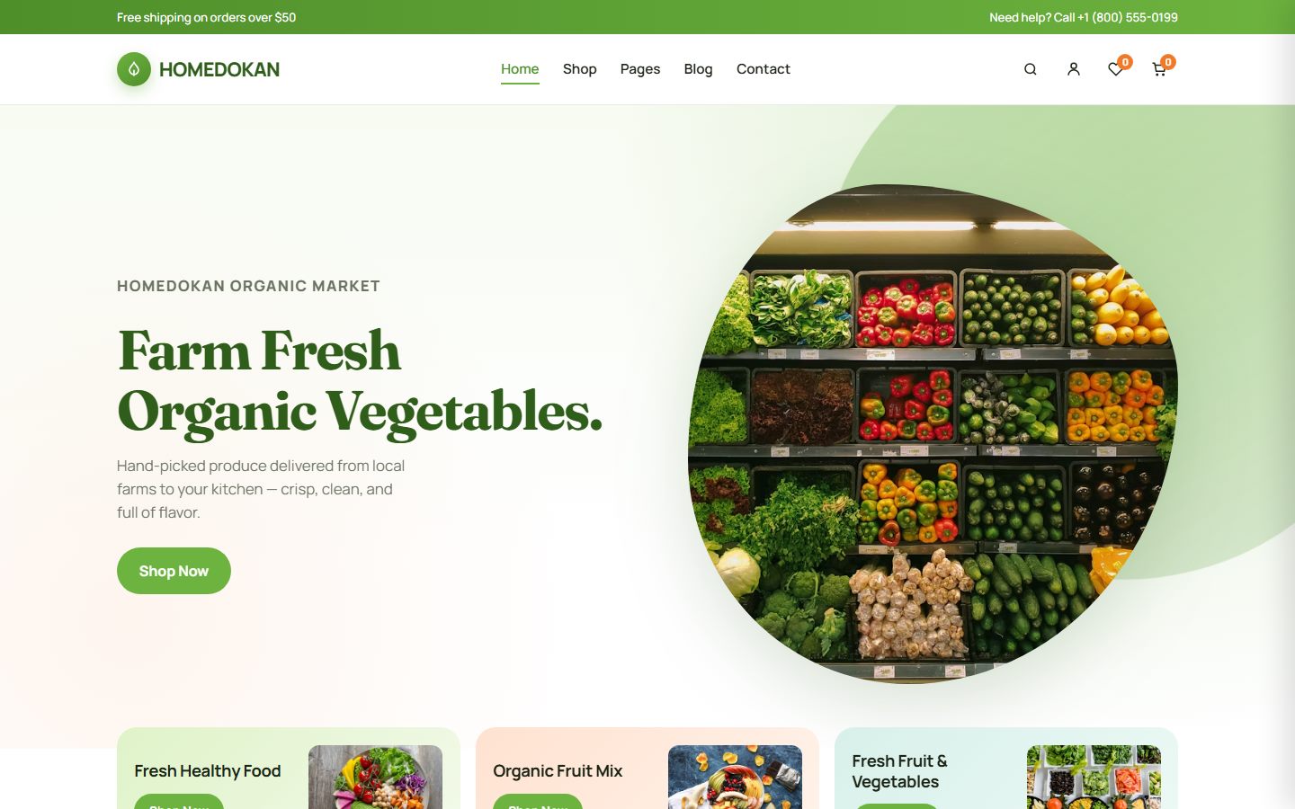 Homedokan — Organic Groceries preview