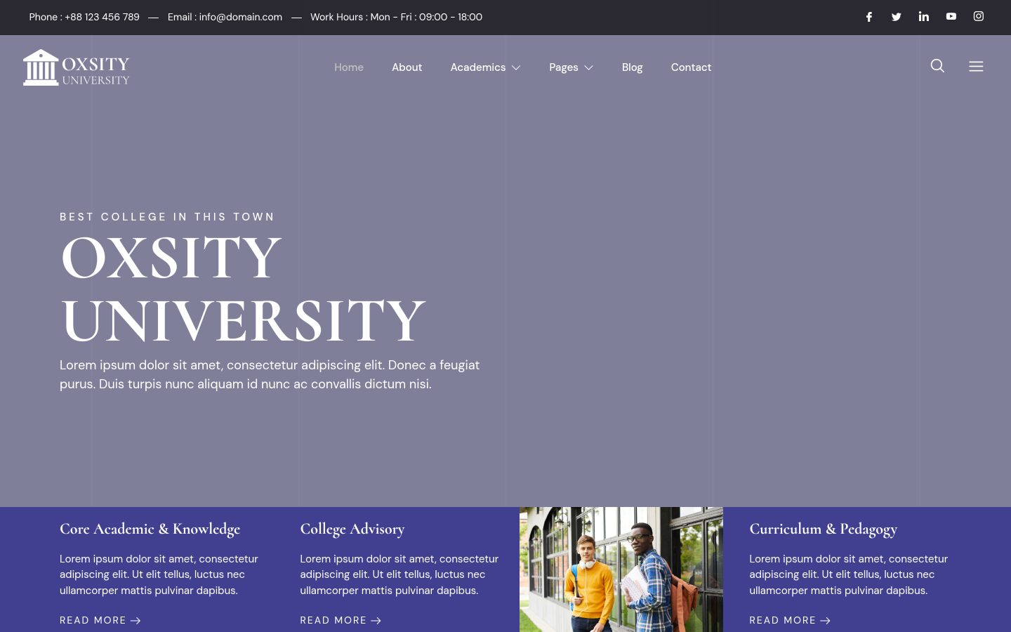 Oxsity — University & Campus preview